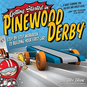 An excellent kid friendly format book for 1st time Pinewood Derby Racers and children that love to read.